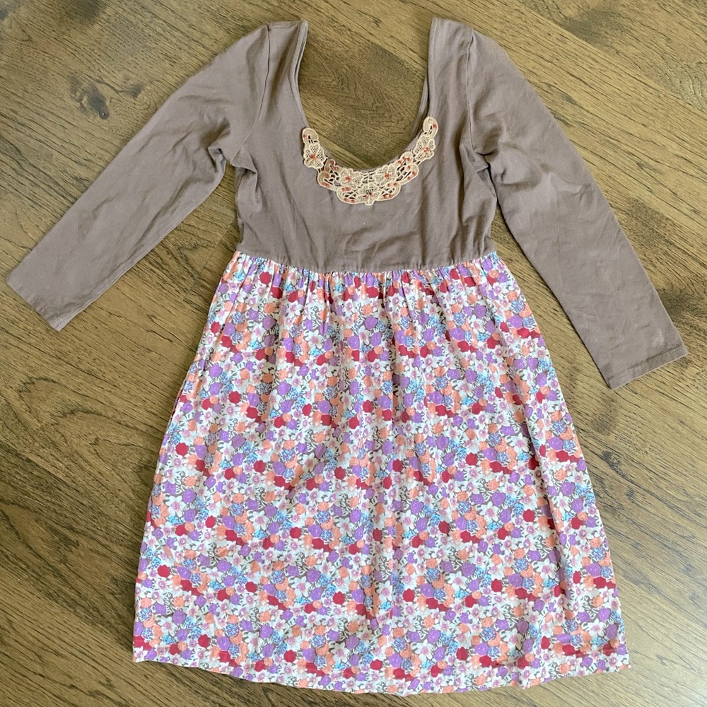 Free People Scoop Neck Mini Dress